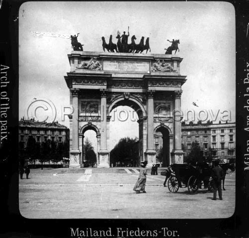 Milano - L'arco della pace - XIX secolo